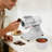 Commercial Electric Cheese Grinder, 0.75HP 550W Stainless Steel Food Mill with Catch Bucket, 15.94" W x 9.45" D x 16.93" H