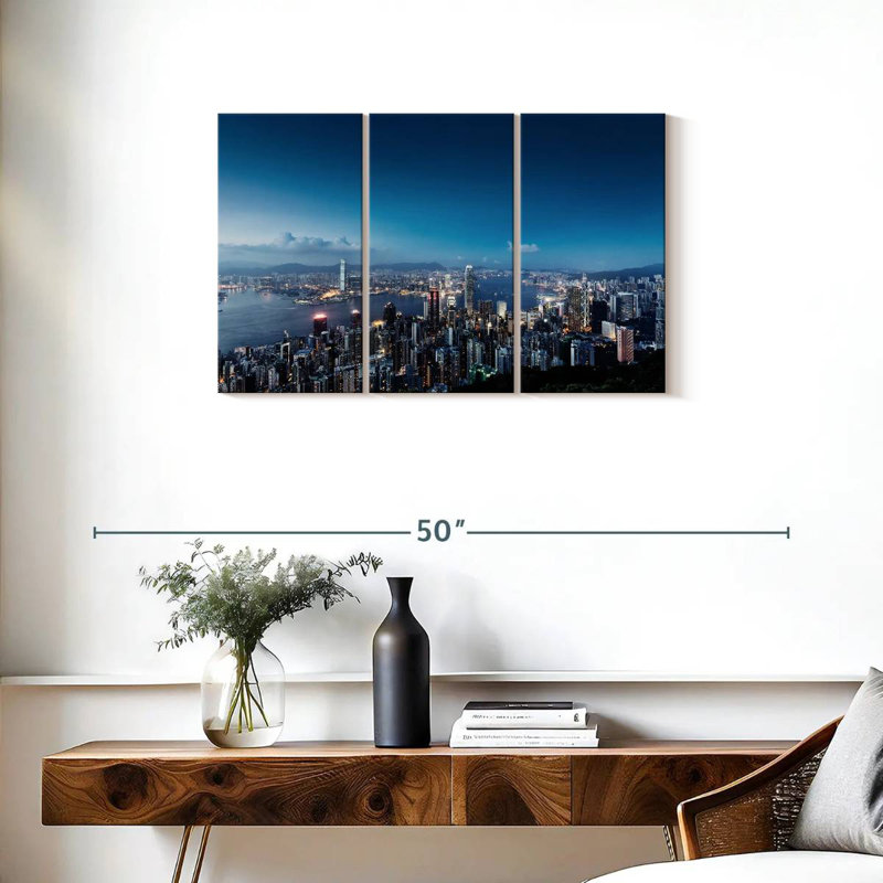 Victoria Harbour, Hong-kong, H 20 po x l 33 po