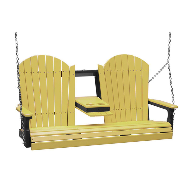 Balancelle Rosalin Adirondack, Jaune / Noir
