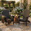 Chaise Adirondack d'extérieur, gris ardoise-802534470