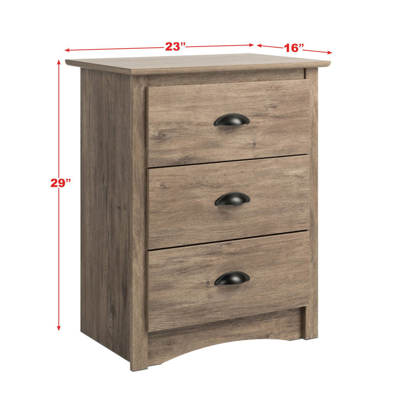 Table de bout à 3 tiroirs Deavante
