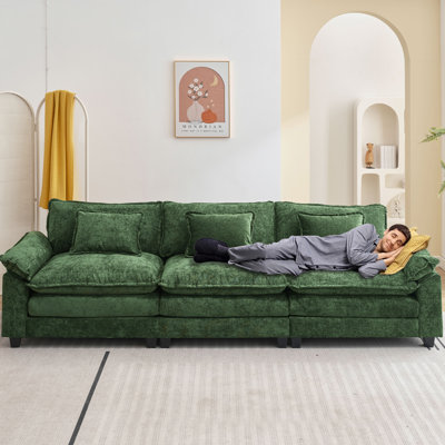 Adonia 120“ Comfy Cloud Couch Large Sofa for Living Room Bedroom
