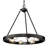 Easterwood 6 - Light Steel Dimmable Round Chandelier