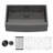 33" Gunmetal Black Farmhouse Apron Front Kitchen Sink 16 Gauge 304 Stainless Steel Single Bowl Sink with Bottom Grid and Cutting Borad-129156994-131279242