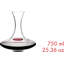 Crystal Home Bar 43.4 oz. Wine Decanter