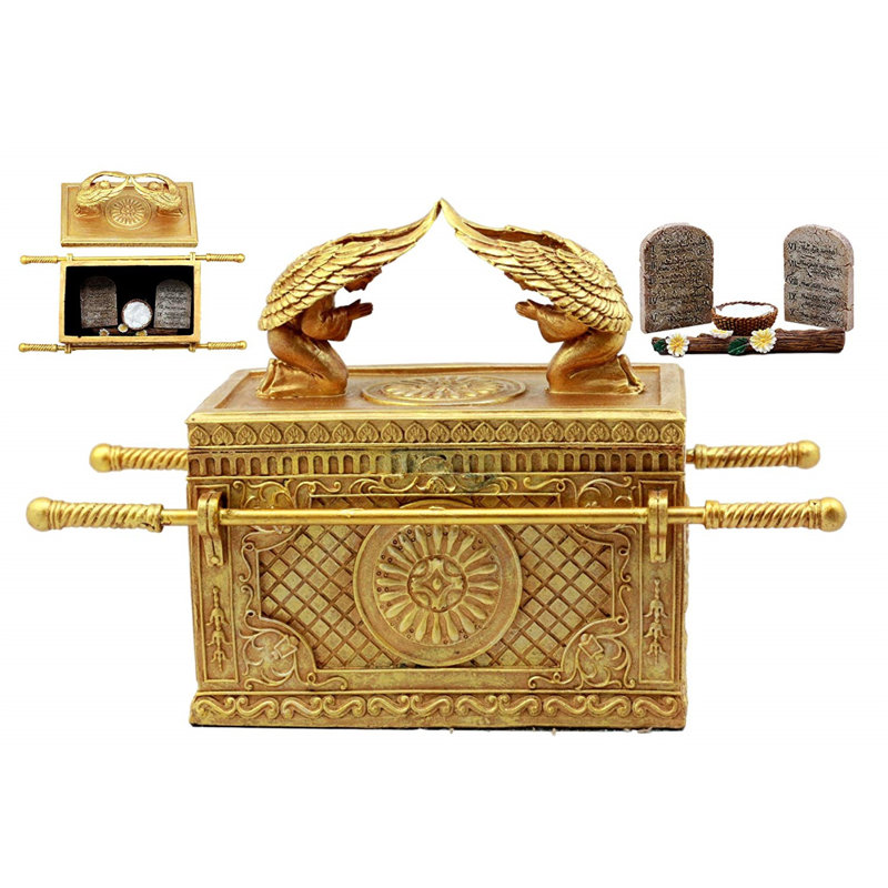 Boîte à bijoux avec arche de l'alliance avec contenu
