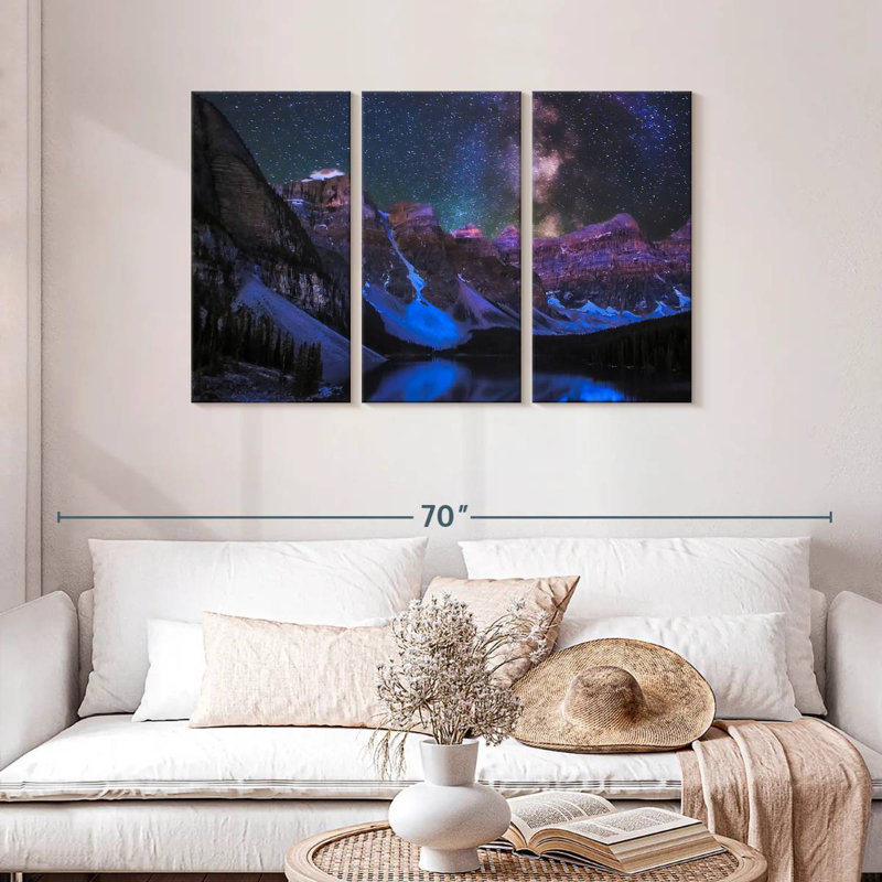Galaxie d'Alvord Lake Moraine, H 28 po x l 45 po