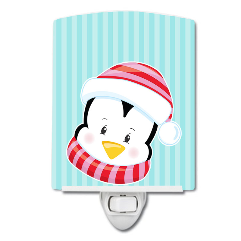 Silloth Penguin Ceramic Night Light