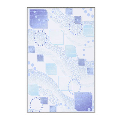 Stylish Woven Carpet, 100% Polyester, Pile Height: 0.3 in | Antibacterial & Non-Slip Underside, 3D Digital Printing | Machine Washable, Perfect for Home Décor, Living Room & Bedroom Use