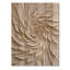 Spirale florale blanche - Botanicals, art mural sur bois de pin naturel-1321777415