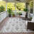 Machine Washable Indoor/Outdoor Hashlamoun ACN2325 Damask Rug-1183739143