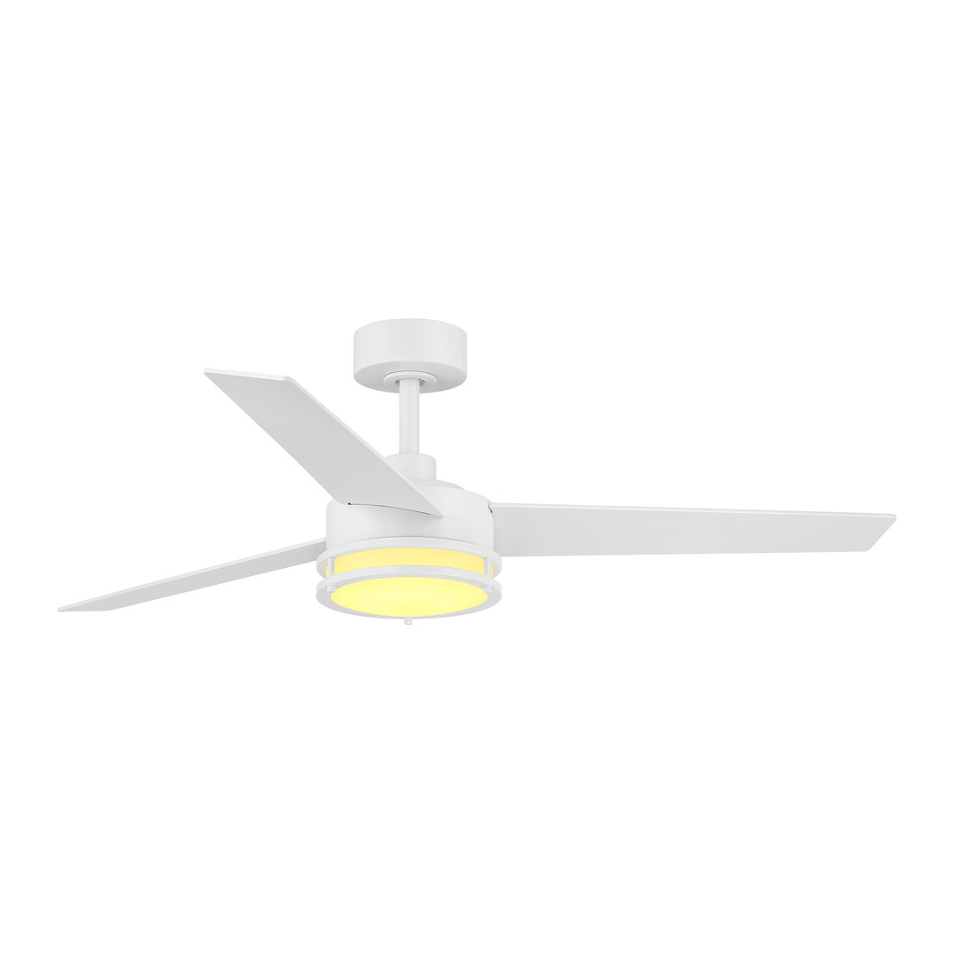 Pura 52'' Ceiling Fan with LED Lights Hokku Designs 
