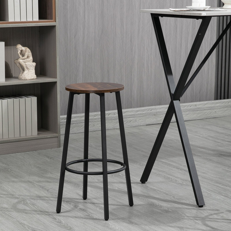 Counter Stool with Metal Frame