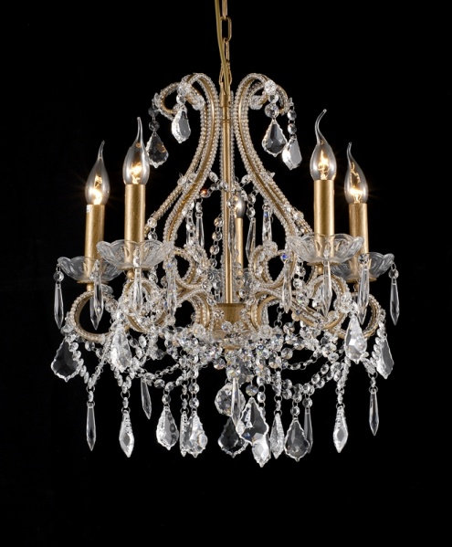 Lustre géométrique unique à 5 lumières Taio