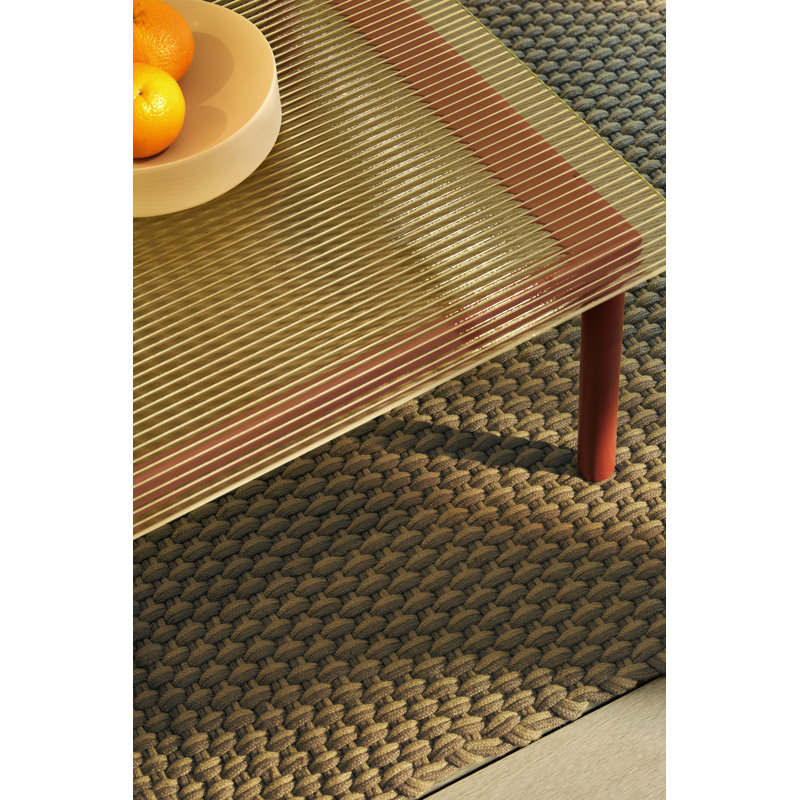 Lace Area Rug in Thyme, Rectangle 5'3" x 7'6"
