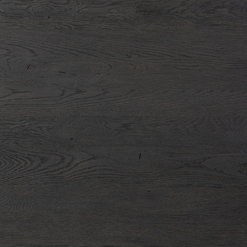 Ivo Solid Wood Writing Desk, Black Oak