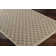 Cadsden Boho Jute-Look Checkered Light Brown Black Area Rug