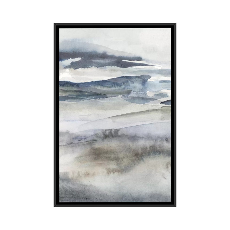 « neutral salage », reproduction sur toile, H 26 po x l 18 po x P 1,5 po, Toile avec cadre noir, Pas de tapis