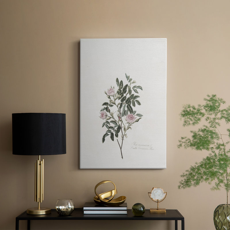 Imprimé floral rétro CCII - galerie Cavas, H 36 po x l 24 po