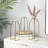 3 Piece Gold Stainless Steel Table Vase Set