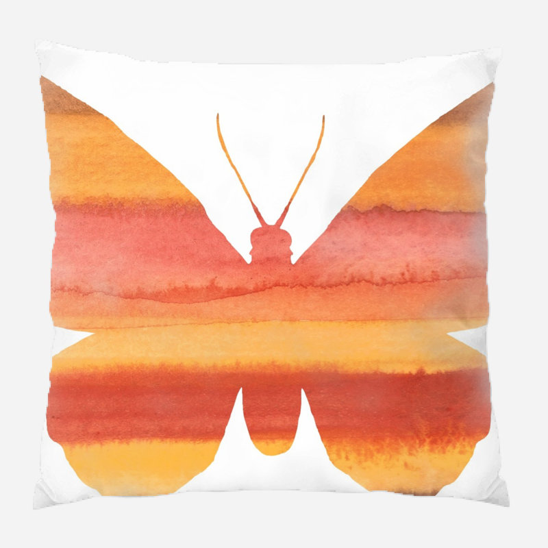 Housse et insert de coussin carré Dietrick, Microsuède, Intérieur