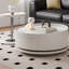 Table de bout rotative de style crème minimaliste