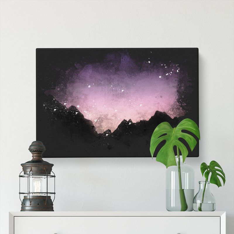Pink Sky At Night - Wrapped Canvas, 40cm H x 60cm W x 3cm D