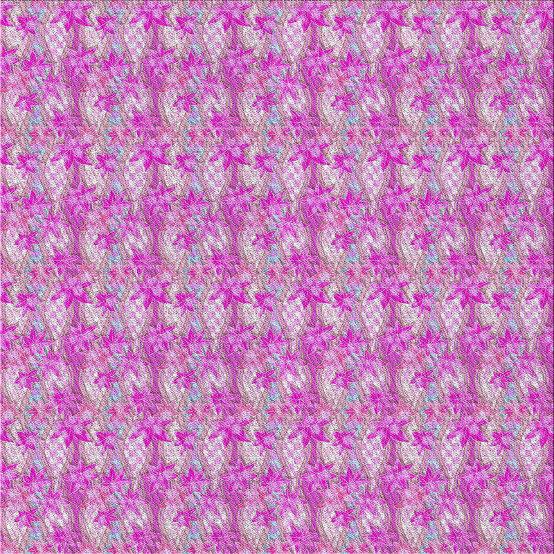 Tapis rose tissé à la machine, Carré 6 pi