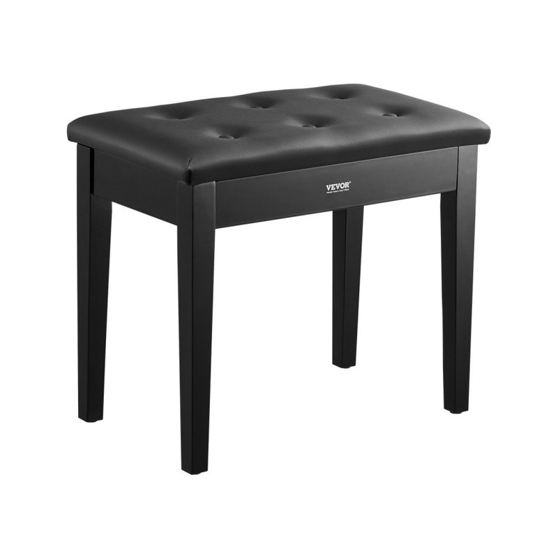 Faux Leather Upholstered Storage Bench, 48.3cm H x 55.9cm W x 35cm D