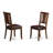 6 Piece Modern Dining Table Set Contains a Rectangle Wooden Table and 4 Faux Leather Dining Chairs with a Bench, 36x60 Inch, Mahogany-2070419458-2070419469