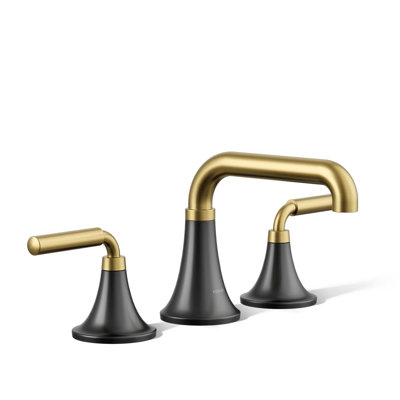 Kingston Brass Concord Widespread Bathroom Faucet With Brass Pop-Up