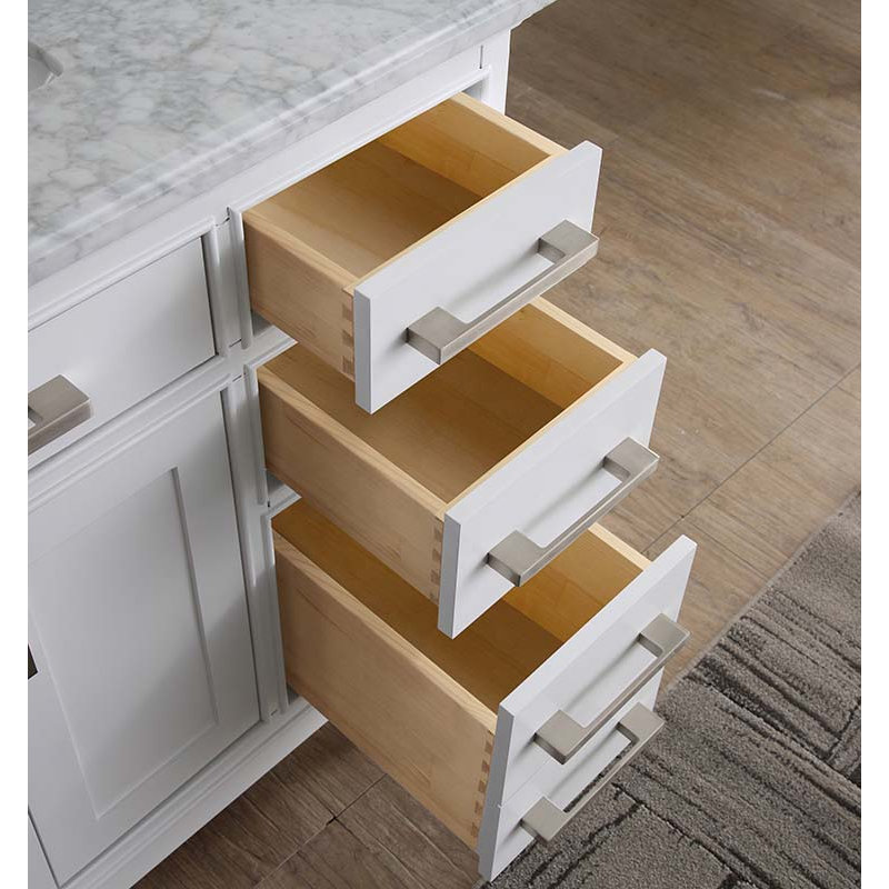 Ensemble de meuble-lavabo simple 42 po Herrell, Blanc