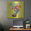 Art mural en métal luxueux «Love Shoes 2 Bright» par Farida Zaman, 36 po x 36 po