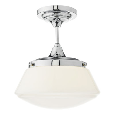 Lisette Glass Semi Flush Mount