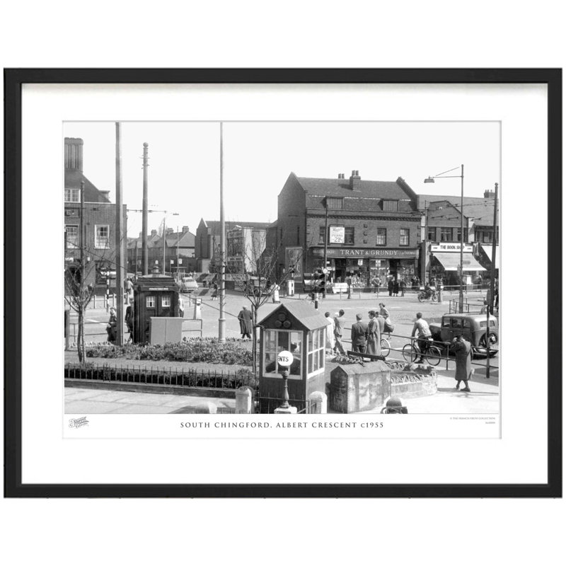South Chingford, Albert Crescent C1955 by Francis Frith - Single Picture Frame Print, 60cm H x 80cm W x 2.3cm D