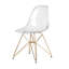 Chaise d'appoint en transparent