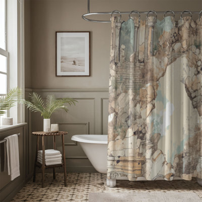Rideau de douche historique Vestiges - Premium