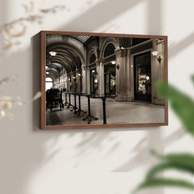 Dans la ville de Vienne - reproduction encadrée