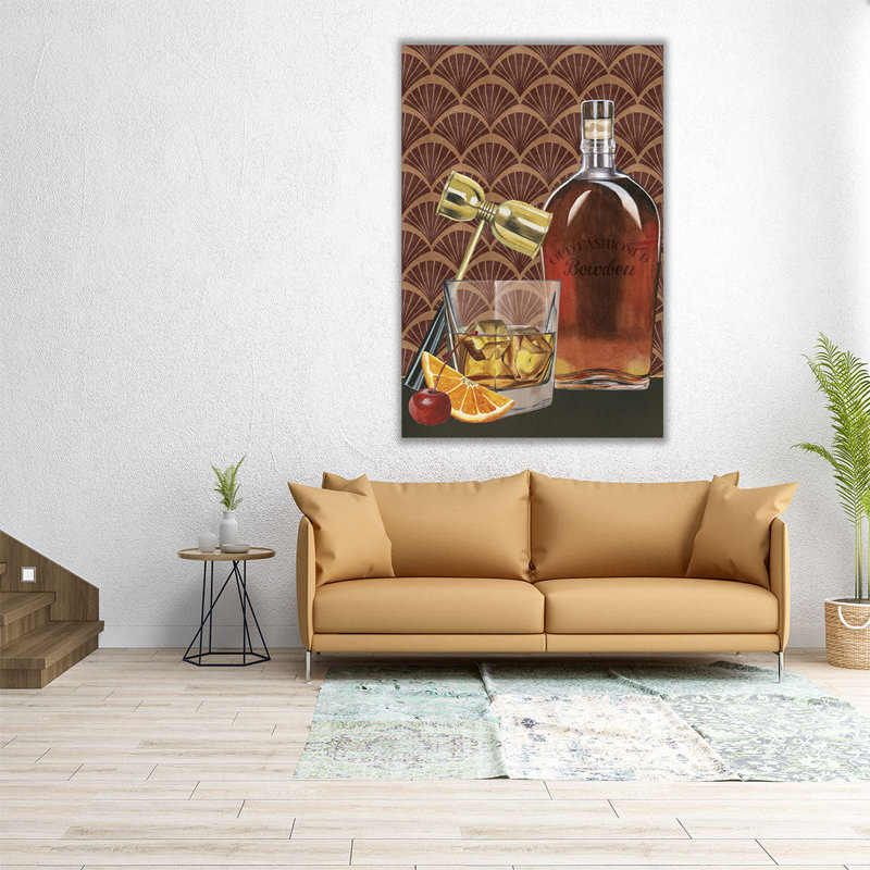 Bar Gatsby II - reproduction d'art sur toile, H 30 po x l 20 po