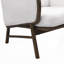 Chaise d'appoint en tissu Sherpa