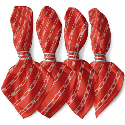 Lamija Polyester Striped Square Napkin