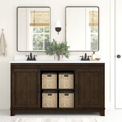 Ensemble de meuble-lavabo double 60 po Braylen