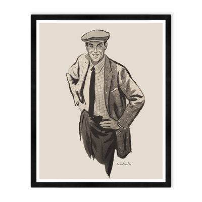 Gentleman Study Ii Print