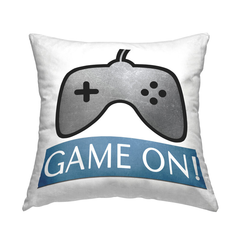 Coussin décoratif imprimé Game On