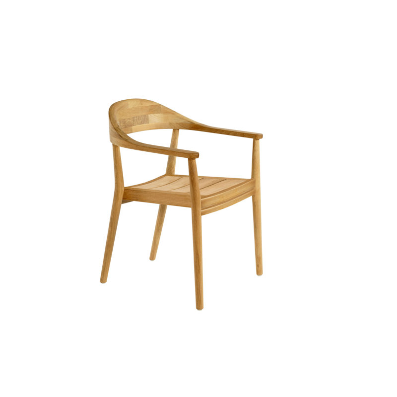 Copenhagen Outdoor Teak Dining Armchair, Yes