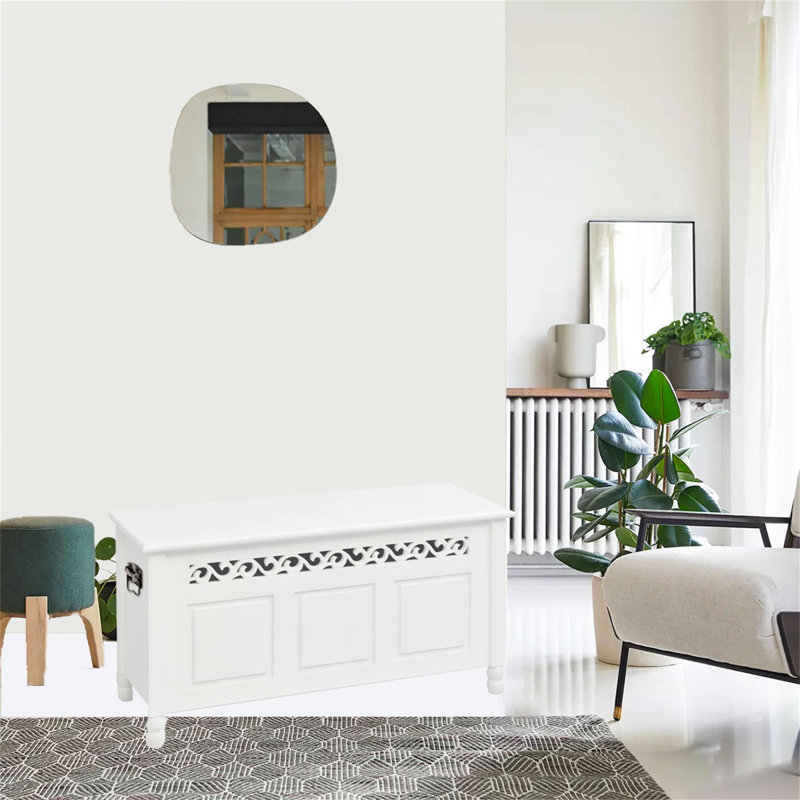 Tsamis Upholstered Bench with Flip Top