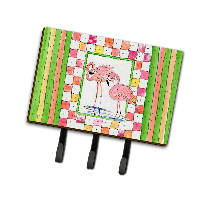 Porte-clés flamant rose