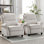 Fatih 35.4'' Wide Classic and Super Soft Push Back Recliner