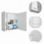 Pharmacie, quatre tablettes internes, porte double-787121571