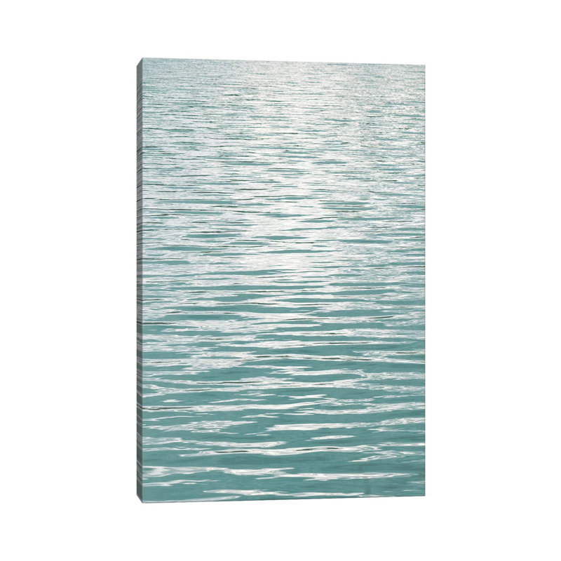 Ocean Current Aqua II 1 Piece Wrapped Canvas Wall Art, 30.48 cm H x 45.72 cm W